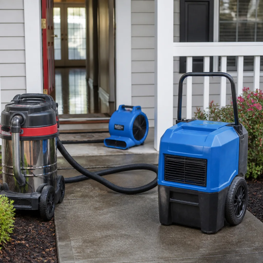 Sewage cleanup