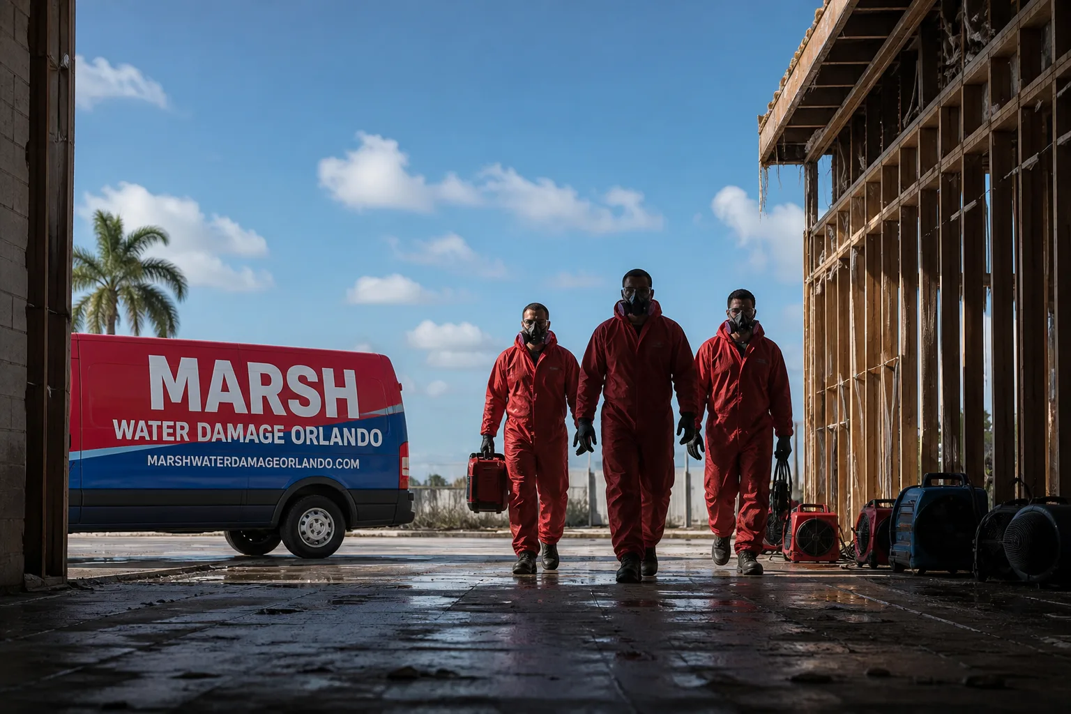 Marsh Water Damage Orlando damage restoration team